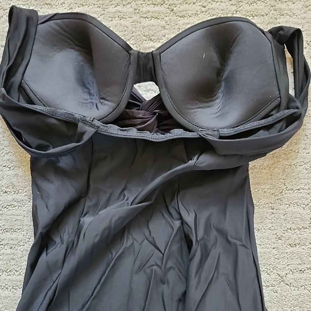 Newport News Black One-Piece Swimsuit